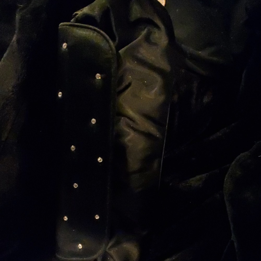 Black evening bag